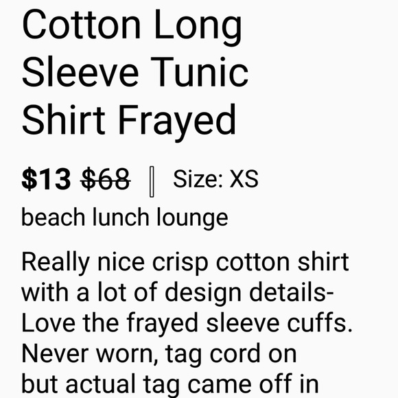 WHITE LONG BIHO BLOUSE TUNIC AS SMALL? - Picture 4 of 5